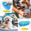 ENUKYCOM Pet Grooming Hair Blow Dryer: 300 Watts, Includes Hair Removal Comb and Blue Silicone Wash & Massage Brush for Small and Medium Dogs and Cats