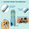 ENUKYCOM Double-Sided Pet Dog Cat Brush for Detangling Deshedding & Removing Small Mats plus Rubber Dog Bath Brush for Grooming, Shedding, Massage & Skin Care Brush - Best Pet Detangler Brushes - Image 5