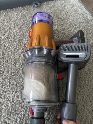 Pet Hair Grooming Brush Vacuum Attachment for Dyson V7 V8 V10 V11 V15/Big Ball/V6 DC58 DC59, Compatible with Shark NV501/HV322/HV301 Miele 1-3/8'' & Small Shop Vacs 1.25" – Cat/Dog Grooming Brush photo review