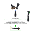 ENUKYCOM for Shark Vacuum Cleaner Accessories Replacement Kit - for Rocket HV301 HV300 HV322 HV371 Rotator NV501 - Vacuum Attachments Accessories 1-3/8'' plus Vacuum Adapter Compatible with Sharks & Miele Vacuum Cleaners - Image 3