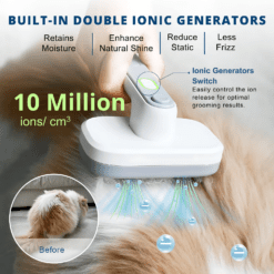 Using the Pet Grooming Brush