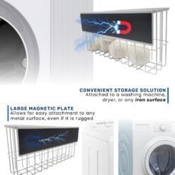 6 XL Wool Dryer Balls & Magnetic Dryer Ball Holder