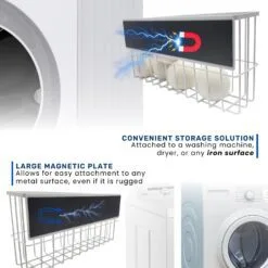 6 XL Wool Dryer Balls & Magnetic Dryer Ball Holder
