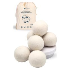 Best Dryer Ball Kit: 6 XL Wool Dryer Balls