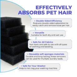 Efficient absorbs pet hair