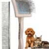Pet slicker brush for Maine Coon cats