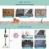 Dog Hair Carpet Rake – Pet Hair Remover Broom with 60" Handle, Includes Wall Clamp & Laundry Fur Catcher Gift - Image 7