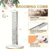 Grooming Dog Slicker Brush for Toy Poodle, Small Doodles & Maine Coon Cats - Best Dog Brush for Cockapoo Cavapoo Maltipoo and Pomeranian - Pet Slicker Brush & Comb Kit for Cats & small Great Pyrenees - Image 6