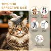 Grooming Dog Slicker Brush for Toy Poodle, Small Doodles & Maine Coon Cats - Best Dog Brush for Cockapoo Cavapoo Maltipoo and Pomeranian - Pet Slicker Brush & Comb Kit for Cats & small Great Pyrenees - Image 5
