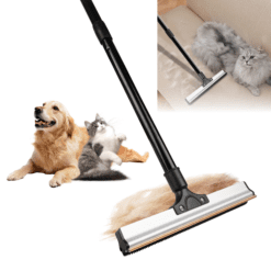 Pet Hair Remover for Carpet with Dual-Edge Design