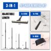 2025 Pet Hair Remover for Low Pile Carpet, Rugs, Stair, Couch & Furniture – 61" Adjustable Long Handle, Deep Clean Cat Dog Hair Remover, Reusable Carpet Scraper - Carpet Rake for Pet Hair Removal - Image 3