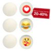 White Wool Dryer Balls – Reusable Dryer Balls for Laundry, 6-Pack