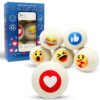 Cute Laundry Dryer Ball Kit – 6 XL New Zealand Wool Dryer Balls for Fabric Softening
