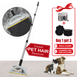 Dog Hair Carpet Rake with Laundry Fur Catcher Gift