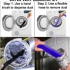 Vacuum Accessories & Attachment Compatible with Dyson V7 V8 V10 V11 V15 V6 DC58 DC59 - Dryer Vent Cleaner Kit & Refrigerator Condenser Coil Brush- Flexible Crevice Tool for Small Crevice - Image 4
